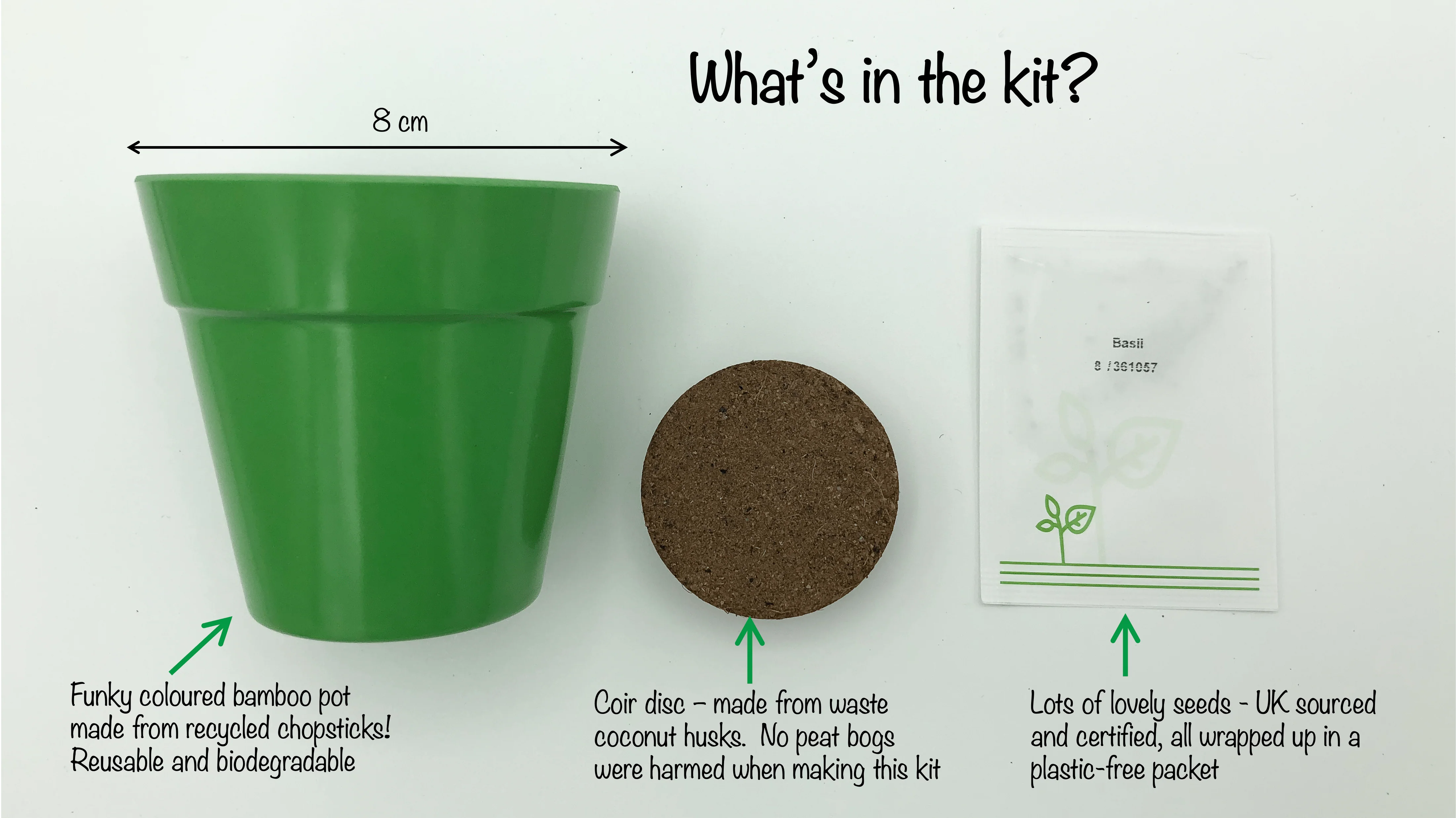 Basil Growing Kit with Pot - Image 4