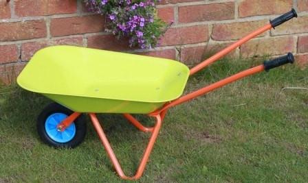Children's Metal Garden Wheelbarrow