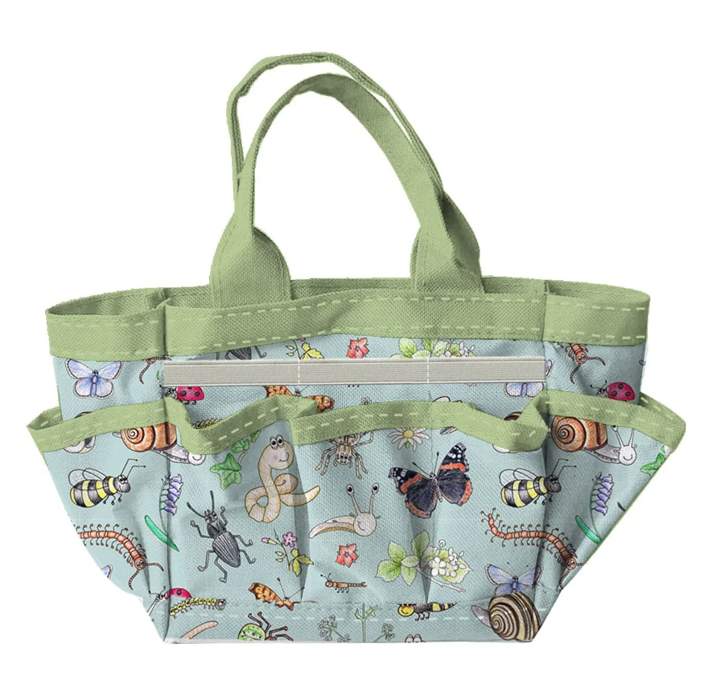 Little Nature Explorers Children's Green  Garden Tool Bag and Hand Tools Gift Set - Image 4